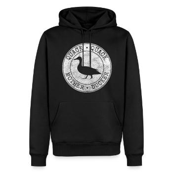 Ducklings Bird Beak Nature - Men’s Premium Organic Hoodie - black - Front - Nico (187cm)