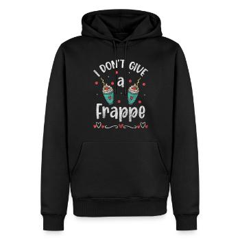 Kein Interesse Attitude Abneigung Leben - Männer Premium Bio Hoodie - Schwarz - Vorne - Nico (187cm)