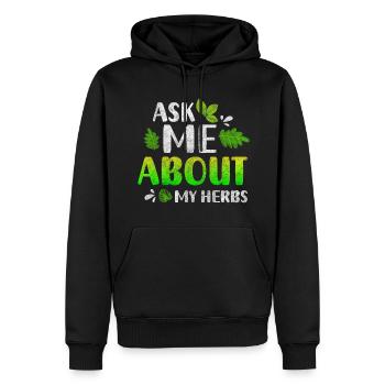 Potion Pflanzenheilkunde Gesundheit Natürlich - Männer Premium Bio Hoodie - Schwarz - Vorne - Nico (187cm)