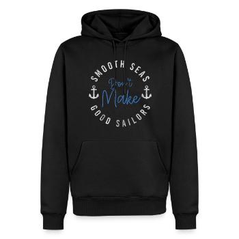 Sailing Ship Sailing Holidays - Men’s Premium Organic Hoodie - black - Front - Nico (187cm)