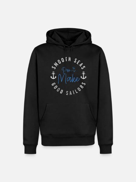 Sailing Ship Sailing Holidays - Men’s Premium Organic Hoodie - black