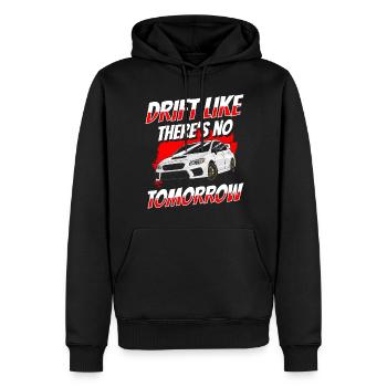 Drifting Auto Asphalt Flitzer - Männer Premium Bio Hoodie - Schwarz - Vorne - Nico (187cm)