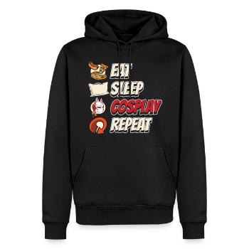 Cosplay Cosplayer Kunst Liebhaber - Männer Premium Bio Hoodie - Schwarz - Vorne - Nico (187cm)