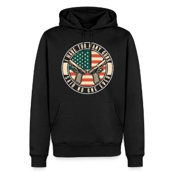 Waffenclub Schießen Jagd - Männer Premium Bio Hoodie - Schwarz - Vorne - Nico (187cm)