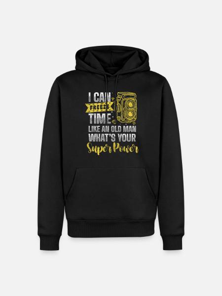 Photographer Photography - Men’s Premium Organic Hoodie - black
