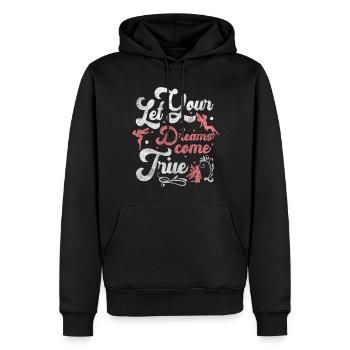 Elfe Kind Jungen Tochter - Männer Premium Bio Hoodie - Schwarz - Vorne - Nico (187cm)