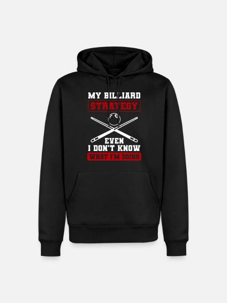 Billiards Training Cue Billiard Balls - Men’s Premium Organic Hoodie - black