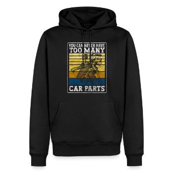 Mechanic Workshop Tuning Tuner - Men’s Premium Organic Hoodie - black - Front - Nico (187cm)