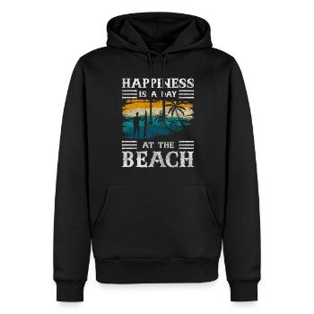 Urlaub Wärme Tauchen - Männer Premium Bio Hoodie - Schwarz - Vorne - Nico (187cm)