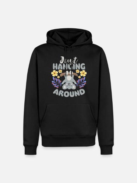 Eucalyptus Fluffy Marsupial Outback - Men’s Premium Organic Hoodie - black