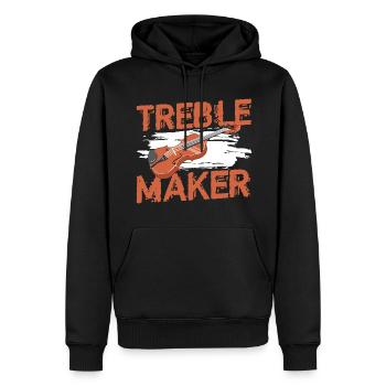 Musiker Klassische Musik Auftritt - Männer Premium Bio Hoodie - Schwarz - Vorne - Nico (187cm)