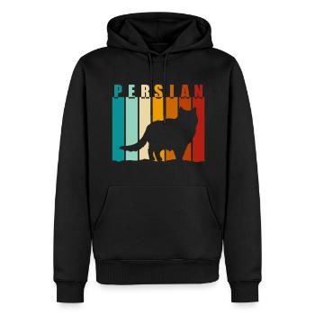 Perser Stubentiger Kätzchen Katzenlady - Männer Premium Bio Hoodie - Schwarz - Vorne - Nico (187cm)