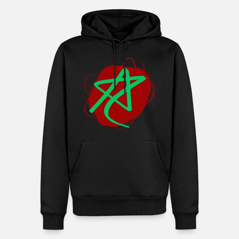 Marokko - Männer Premium Bio Hoodie - Schwarz
