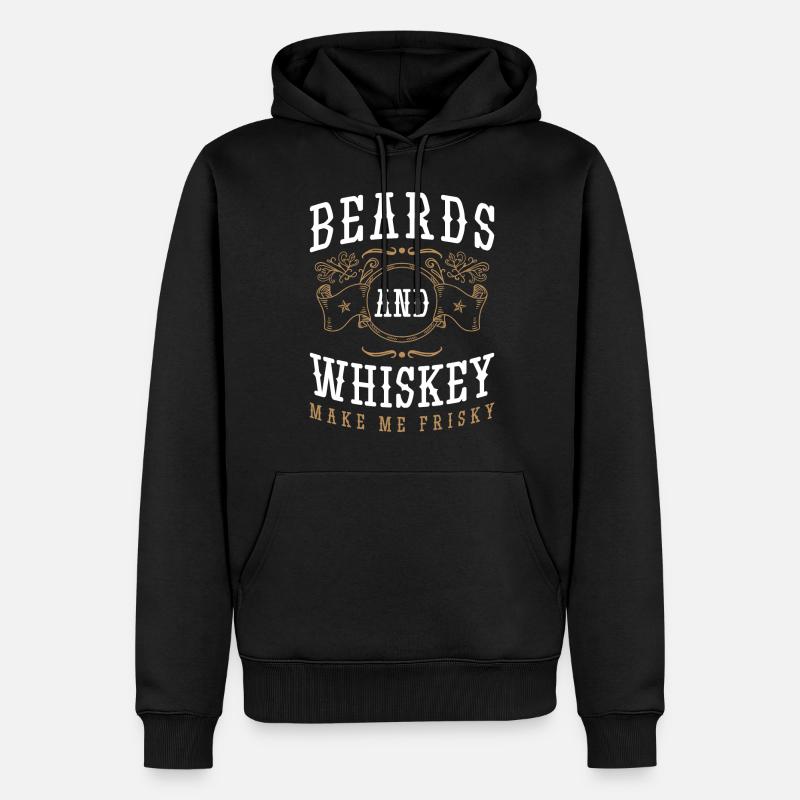 Alcool Alcool Man Bar - Sweat à capuche Premium bio Homme - noir