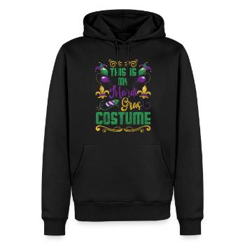 Parade Party New Orleans Beads - Men’s Premium Organic Hoodie - black - Front - Nico (187cm)