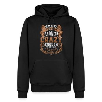 Detektiv Hinweis Spürnase - Männer Premium Bio Hoodie - Schwarz - Vorne - Nico (187cm)