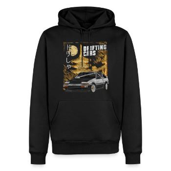 Auto Motorsport Turbo Flitzer - Sweat à capuche Premium bio Homme - noir - Devant - Nico (187cm)