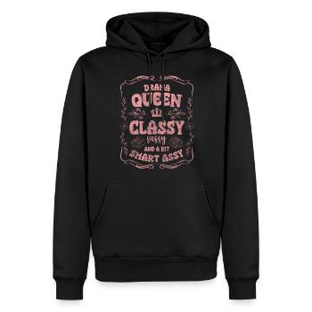 Dramaqueen Schauspiel Frau Problem - Männer Premium Bio Hoodie - Schwarz - Vorne - Nico (187cm)