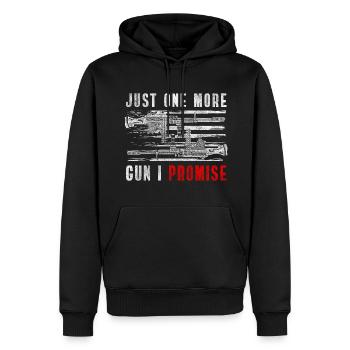 Arme Sport Tireur Munitions Tir Sports - Sweat à capuche Premium bio Homme - noir - Devant - Nico (187cm)