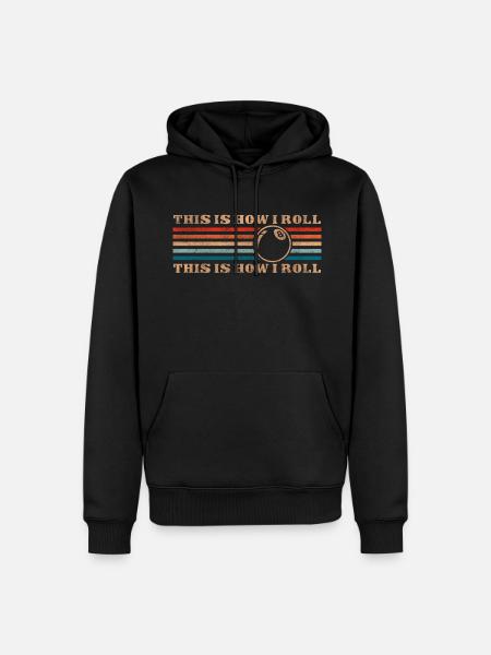 Billiards Pub Sports - Men’s Premium Organic Hoodie - black