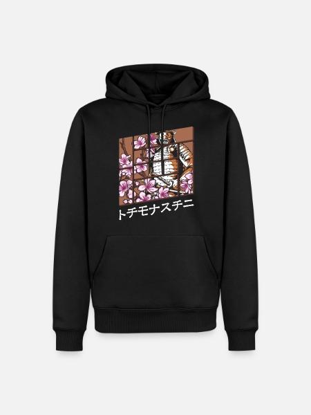 Kultur Japan Zeitreise - Männer Premium Bio Hoodie - Schwarz