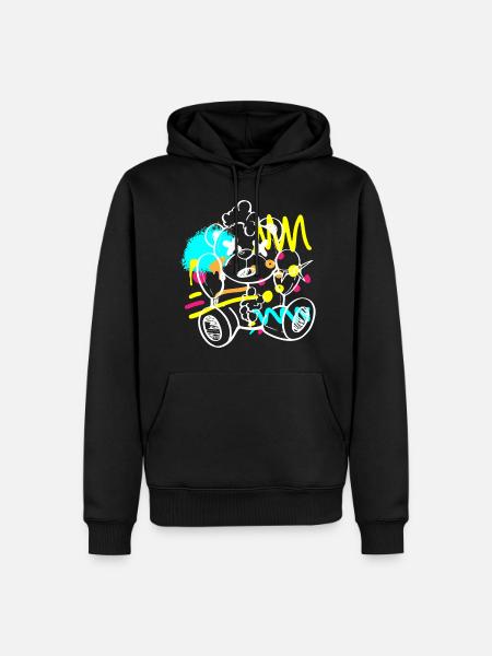 Urban Mauer Breakdance Streetmind - Men’s Premium Organic Hoodie - black