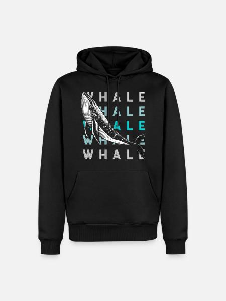 Sea Mammal - Men’s Premium Organic Hoodie - black