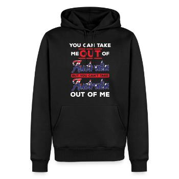 Outback Australien Melbourne Gold Coast - Sweat à capuche Premium bio Homme - noir - Devant - Nico (187cm)