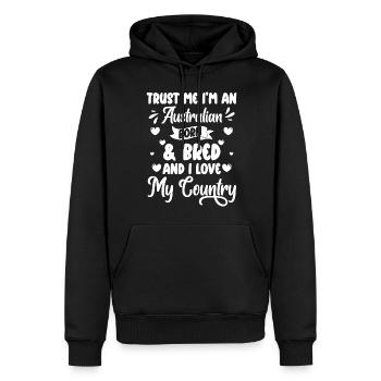 Outback Koala Commonwealth Tierwelt - Männer Premium Bio Hoodie - Schwarz - Vorne - Nico (187cm)