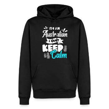 Flagge Koala Land Australier - Männer Premium Bio Hoodie - Schwarz - Vorne - Nico (187cm)