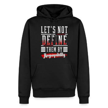 Men's Day Festival Day of Honour - Men’s Premium Organic Hoodie - black - Front - Nico (187cm)