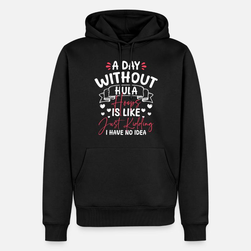 Hullern Tanzen Training - Männer Premium Bio Hoodie - Schwarz