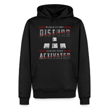 Gamer PC Masterrace Liga Streamer - Männer Premium Bio Hoodie - Schwarz - Vorne - Nico (187cm)
