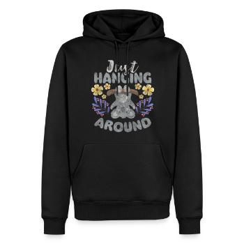 Koalabär Baum - Männer Premium Bio Hoodie - Schwarz - Vorne - Nico (187cm)