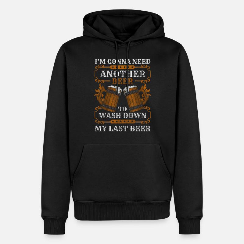 Party Feiern Bier Squad - Männer Premium Bio Hoodie - Schwarz