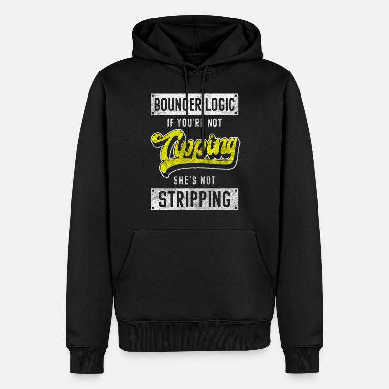 Protection du service de sécurité - Sweat à capuche Premium bio Homme - noir