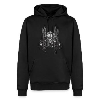 Rave Jumpstyle House Tanzen - Männer Premium Bio Hoodie - Schwarz - Vorne - Nico (187cm)