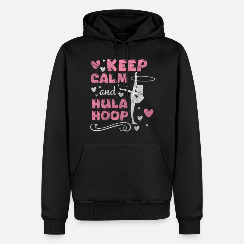 Hullern Trend Abnehmen Spaß - Männer Premium Bio Hoodie - Schwarz