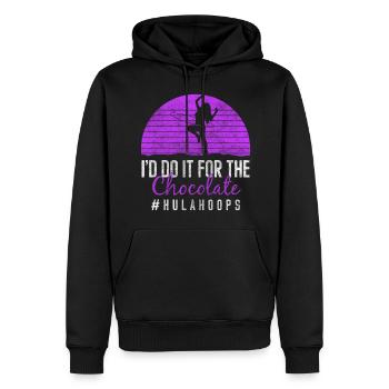 Hullern Sportart Fit Spaß - Männer Premium Bio Hoodie - Schwarz - Vorne - Nico (187cm)