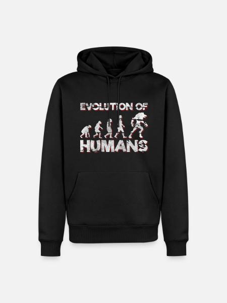 Monster Figure Cute - Men’s Premium Organic Hoodie - black