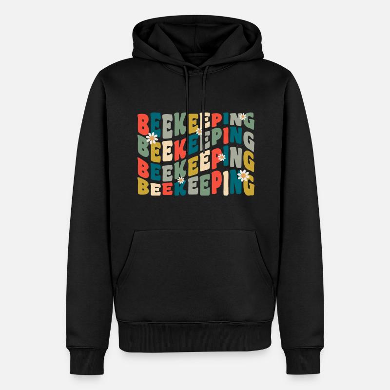 Imker Hobby - Männer Premium Bio Hoodie - Schwarz