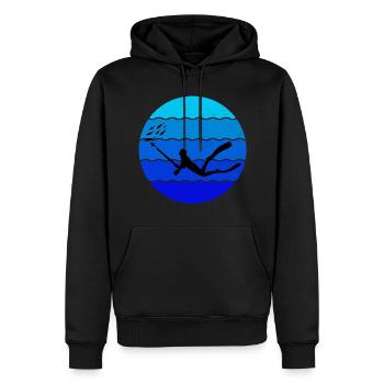 Speerfischen Speerfischen Speerfischer Fischen - Männer Premium Bio Hoodie - Schwarz - Vorne - Nico (187cm)