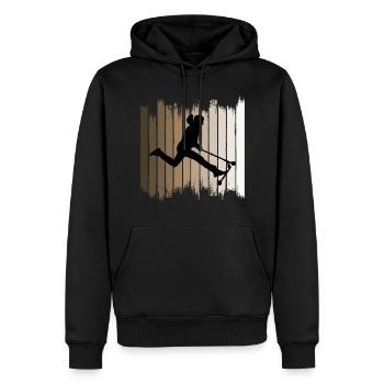 Stunt Scooter Freestyle Scootering Riding - Sweat à capuche Premium bio Homme - noir - Devant - Nico (187cm)