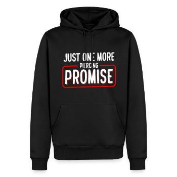 Piercing Jewelry Studio - Men’s Premium Organic Hoodie - black - Front - Nico (187cm)