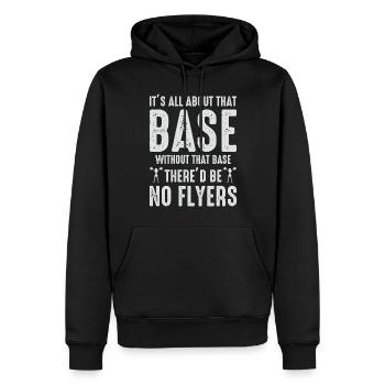 Cheerleader Cheerleading Girl Cheering Lustig - Männer Premium Bio Hoodie - Schwarz - Vorne - Nico (187cm)