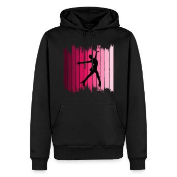 Eiskunstlauf Eiskunstlauf Schlittschuh Tanz Tänzerin Mama - Männer Premium Bio Hoodie - Schwarz - Vorne - Nico (187cm)