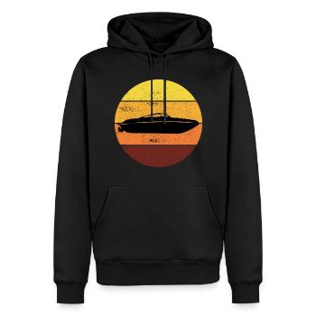 Rc Boat Racing Course de hors-bord électrique - Sweat à capuche Premium bio Homme - noir - Devant - Nico (187cm)