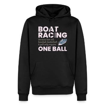 Boat Racing Motorboot Schnellboot Offshore Rennen - Männer Premium Bio Hoodie - Schwarz - Vorne - Nico (187cm)