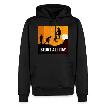 Stunt Scooter Freestyle Scootering Riding - Sweat à capuche Premium bio Homme - noir - Devant - Nico (187cm)