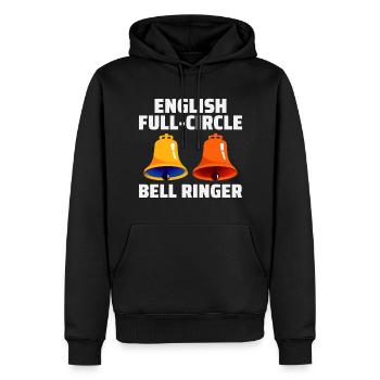 Englisch Full-Circle Bell Ringer Klingeln UK England - Männer Premium Bio Hoodie - Schwarz - Vorne - Nico (187cm)